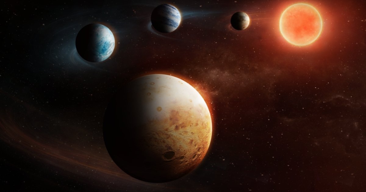 Sistema planetário vizinho apresenta ordem ‘invertida’ e desafia modelos