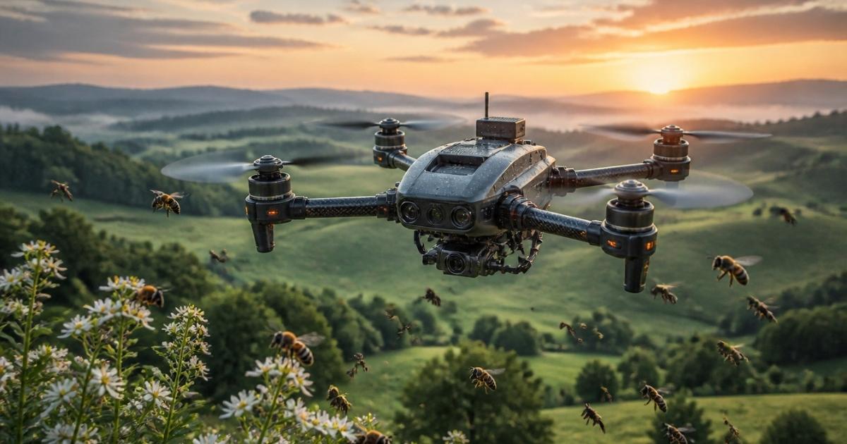 Cientistas criam sistema de navegação para drones baseado em abelhas