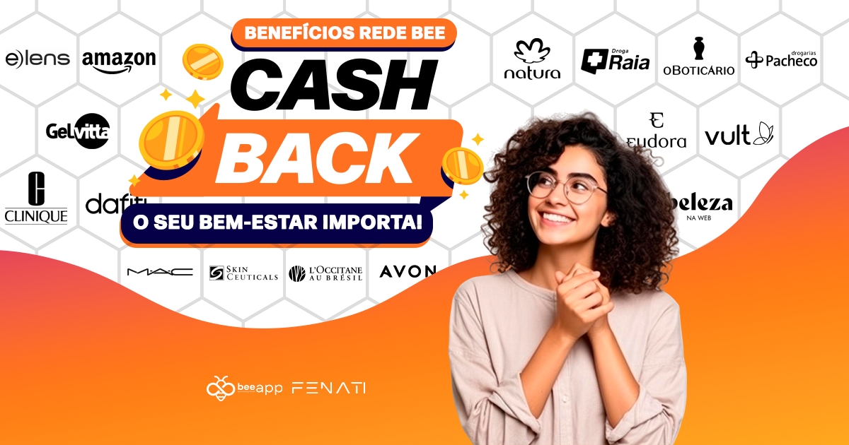 Bem-estar, autocuidado e economia: cuide de si com descontos e cashback na Bee Fenati!