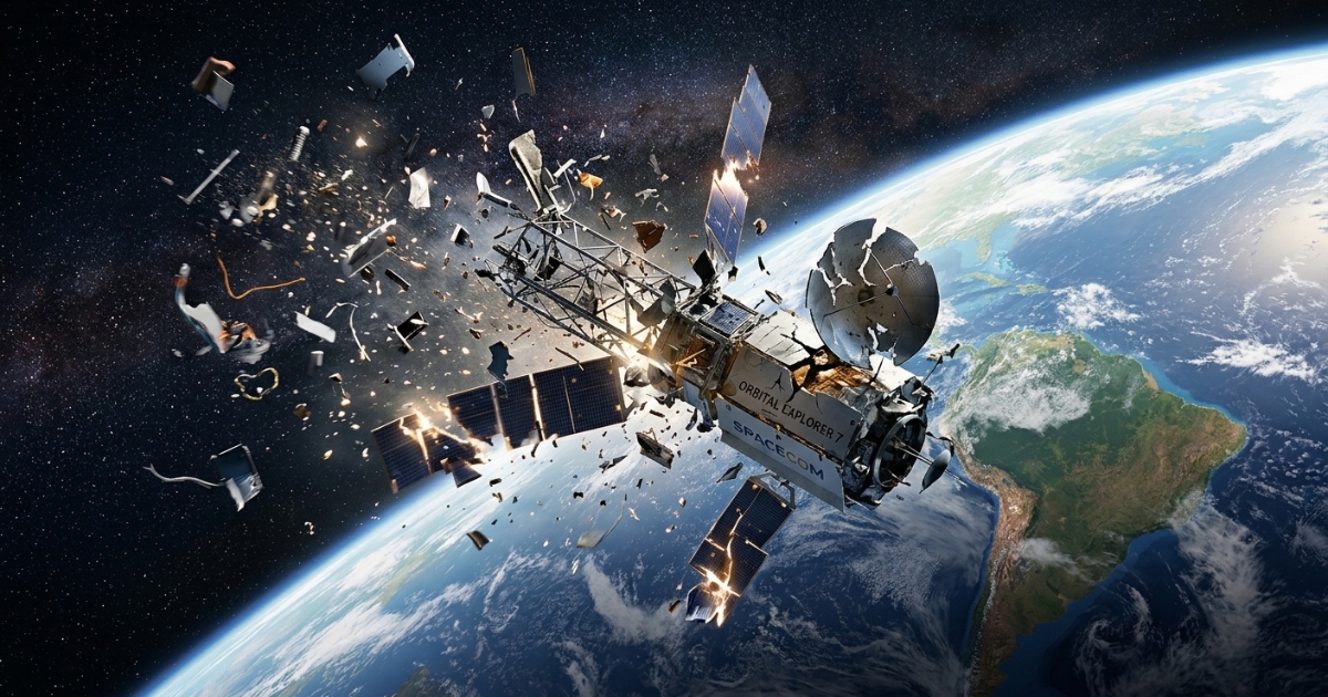 Antigo satélite militar dos EUA explode inesperadamente no espaço