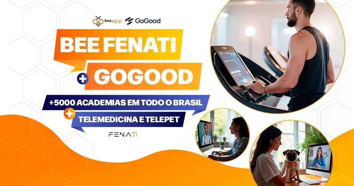 Faça academia e cuide da saúde a partir de R$ 69,90 com a Bee Fenati!